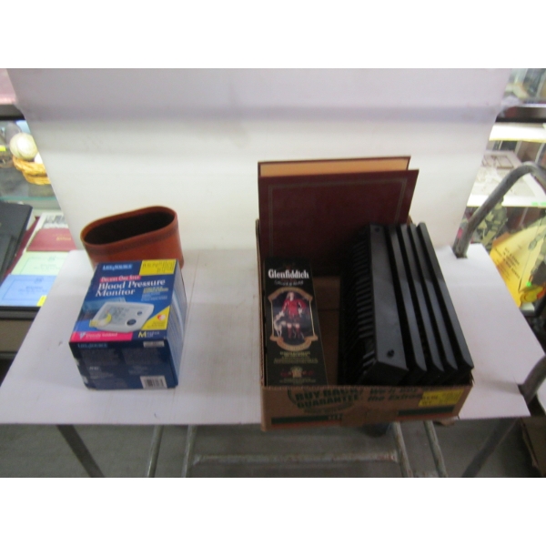 MISC. BLOOD PRESSURE MONITOR, PHOTO ALBUM, ETC.