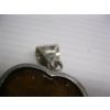 Image 5 : STERLING .925 SILVER LG. HEART AMBER PENDANT IN CASE