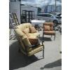 Image 1 : MATCHING 3 PIECE OUTDOOR PATIO SOFA & SINGLE CHAIR