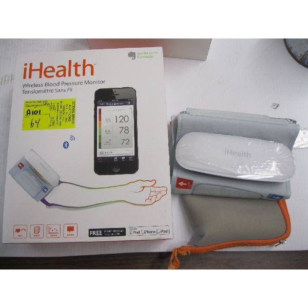 IHEALTH WIRELESS BLOOD PRESSURE MONITOR