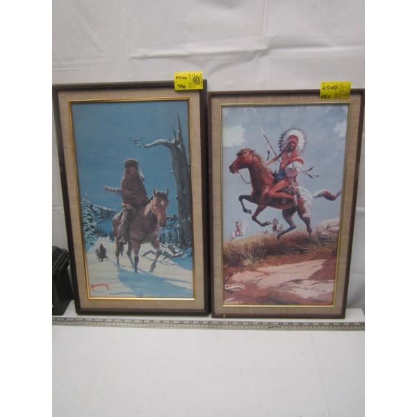 2 FRAMED WINCHESTER PRINTS BY FERRARA