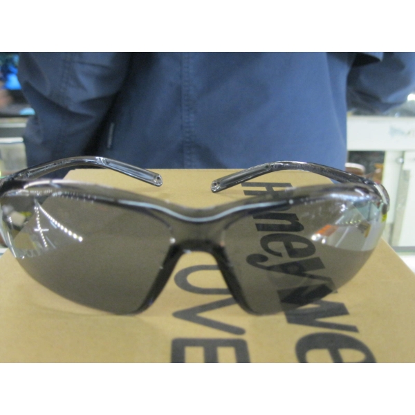 NEW CASE OF UVEX SAFETY GLASSES - GREY LENS