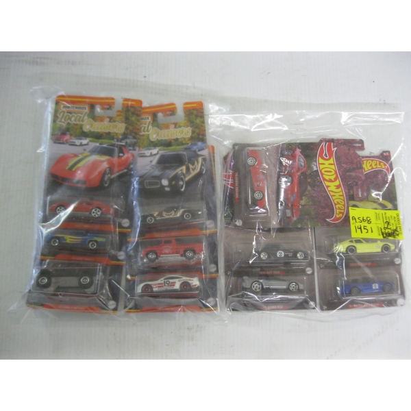 2 BAGS OF ASST. HOTWHEELS & MATCHBOX CARS
