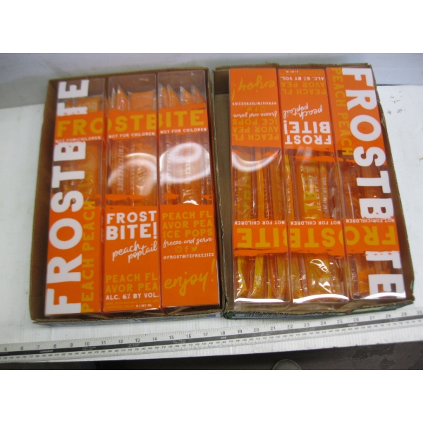 2 FLATS OF 3 PEACH VODKA FREEZIES