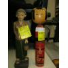 Image 1 : KOKESHI DOLL, SIGNED, & BALANESE DOLL CARVING