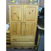 Image 1 : PINE 2 DOOR 2 DRAWER STORAGE CABINET
