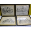 Image 2 : COLLECTION OF A.R. COOK FRAMED PICTURES - OKEEFE RANCH, PIONEER MILL, ETC.