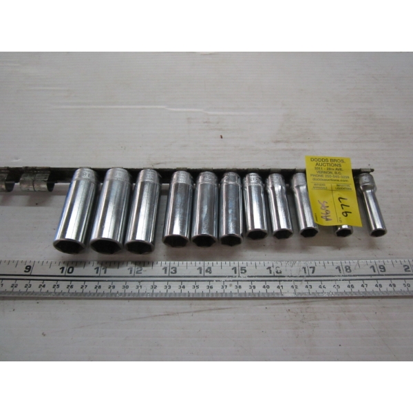 SNAP ON 3/8" DRIVE DEEP METRIC SOCKETS