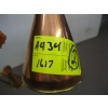 Image 4 : COAL OIL LAMP & 2 SM. BRASS CANDLEHOLDERS