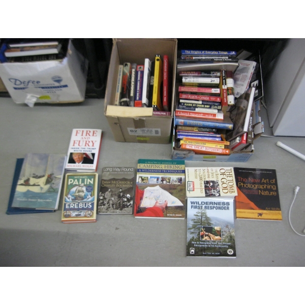 2 BOXES OF ASST. BOOKS