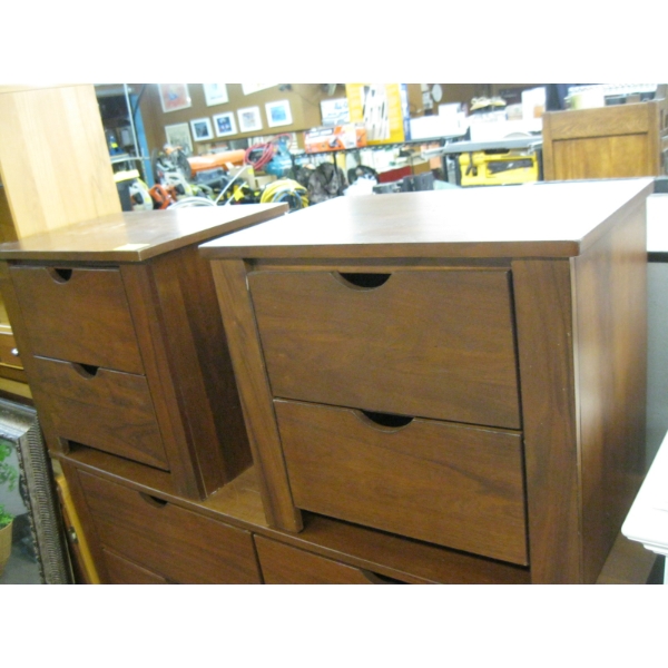 2 - 2 DRAWER NIGHTSTANDS