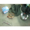Image 3 : IGLOO PORTABLE COOLER, BOX OF GOLF BALLS, HAT, CAMPING GEAR, ETC.