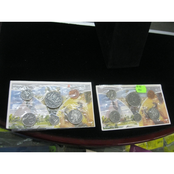 1981 & 1982 SPECIMEN SETS (NOT SILVER)