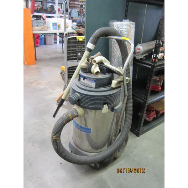 G.H. WOOD SHOP VAC ON CASTORS