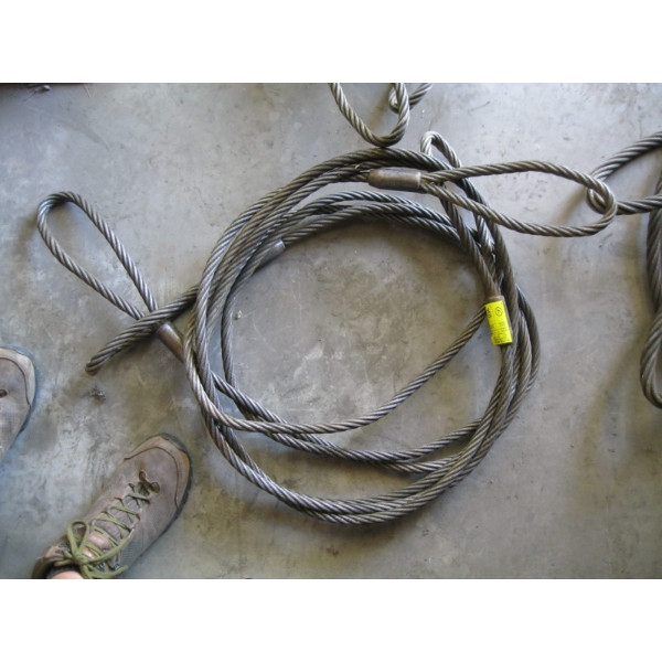 2 - 5/8X16' CABLE SLINGS