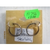 Image 3 : PAIR OF BIRKS STERLING EARRINGS IN VINTAGE CASE W/LOCKET, BROACH, ETC.