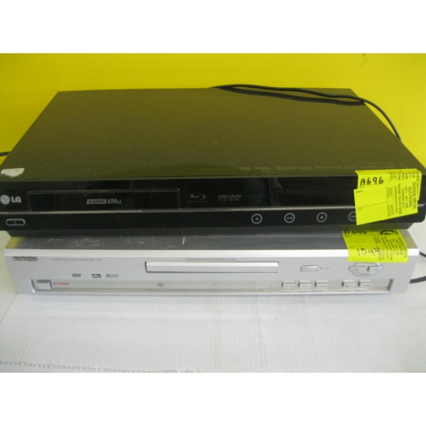 LG DVD PLAYER & MALATA HOME THEATER UNIT
