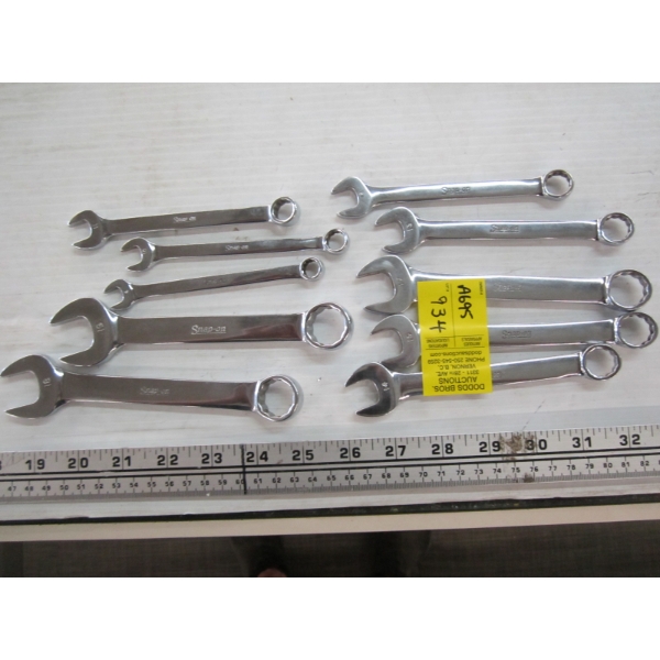 SNAP ON COMBINATION METRIC WRENCHES