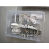Image 3 : 2 BINS OF FINISHING NAILS, ETC.