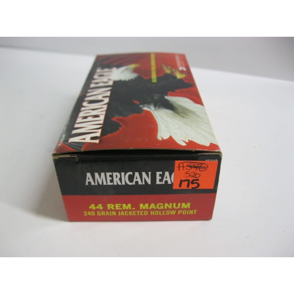 AMERICAN EAGLE .44 REM. MAG 240GRS JACKETED HOLLOW POINT