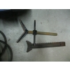 Image 3 : BIN OF MISC. WELDING CABLE, V STANDS, ETC.