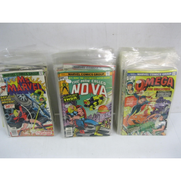 MARVEL COMICS - OMEGA, NOVA & MS. MARVEL
