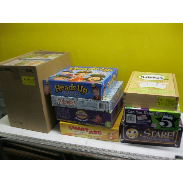 ASST. GAMES, VHS TAPES, ETC.