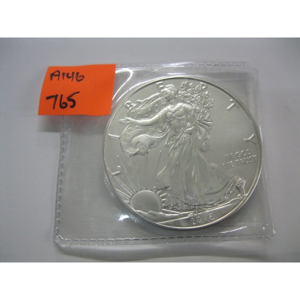 2016 USA 1 OZ .999 SILVER $1 COIN (TAX EXEMPT)