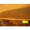 Image 3 : MATCHING CARVED ANTIQUE SINGLE DRAWER, 2 DOOR CHINA CABINET