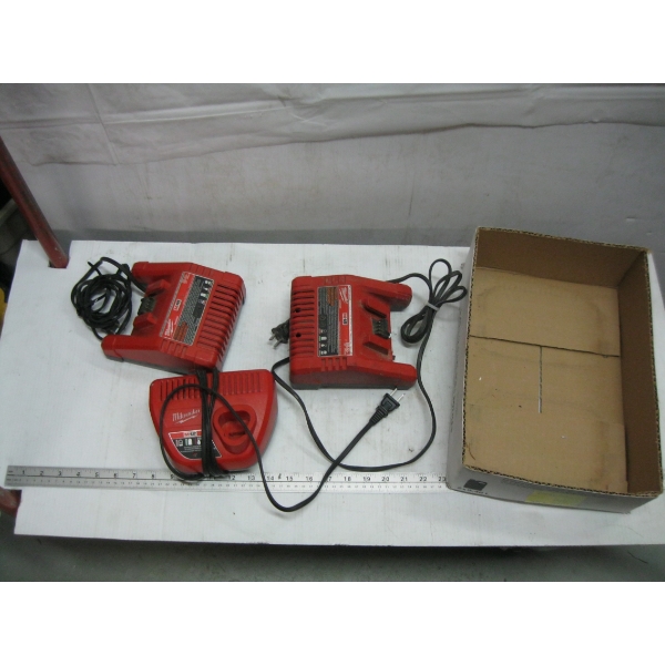 3 MILWAUKEE CHARGERS