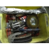 Image 1 : BIN W/ASST. CUTOFF BLADES, PULLER CLAMPS, ETC.
