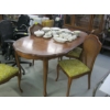 Image 11 : DINING TABLE W/4 CANE BACK CHAIRS & MATCHING CHINA CABINET
