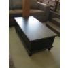 Image 1 : BLACK COFFEE TABLE W/DRAWERS