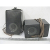 Image 3 : 2 PAIR OF SPEAKERS, MIRRORS, ETC.