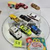 Image 3 : 4 HOT WHEEL CARS IN PACKAGES & 10 TOY CARS W/MCDONALDS SEALED NASCAR