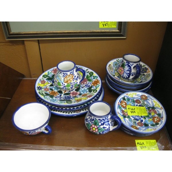 COLORFUL MEXICAN DISHWARE