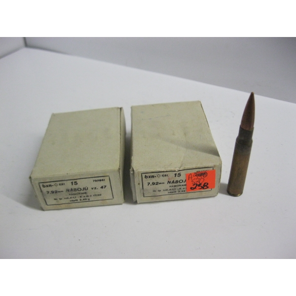 NABOJU 7.92MM BALL (8MM MAUSER)|2X15 CARTRIDGES