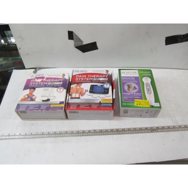 2 DR Hos PAIN THERAPY SYSTEMS & A REACTIVE PAIN ULTRA SOUND THERAPY UNIT