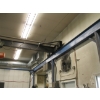 Image 4 : JET 2 TON ELECTRIC OVERHEAD CRANE - COMPLETE STRUCTURE - BUYER MUST CUT IT TO DISMANTLE - NOT BOLTED