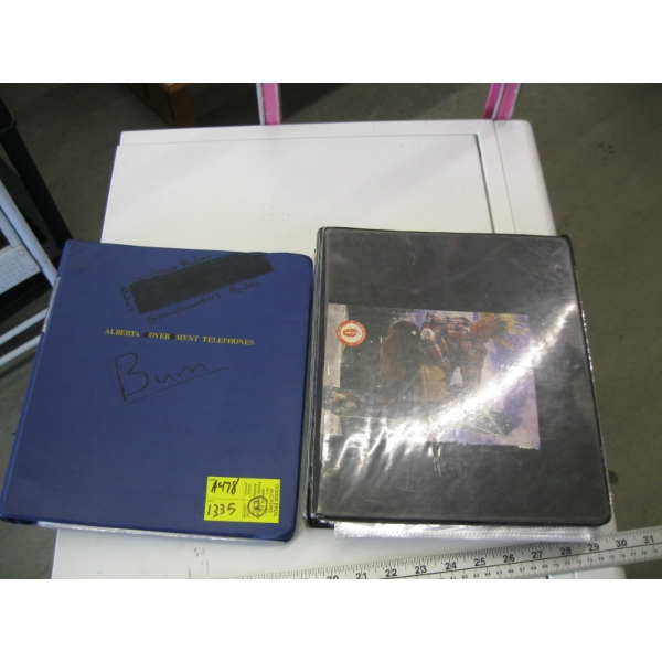 2 BINDERS OF ASST. SPORTS CARDS