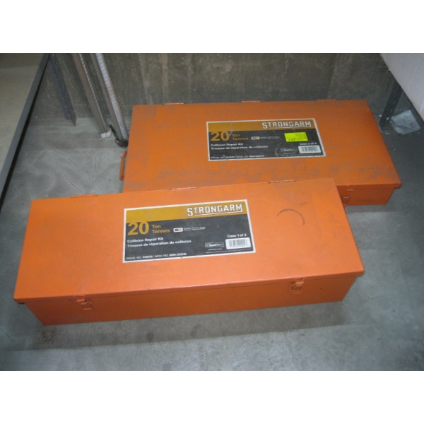 STRONG ARM 20 TON COLLISION REPAIR KIT & PORTA POWER EMPTY CASE