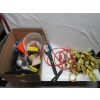 Image 2 : BOX & BUCKET OF MISC. TOOLS, HEDGE TRIMMERS, PLUMBING PIECES, ETC.