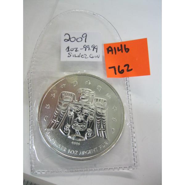 2009 1 OZ .999 SILVER COIN (TAX EXEMPT)