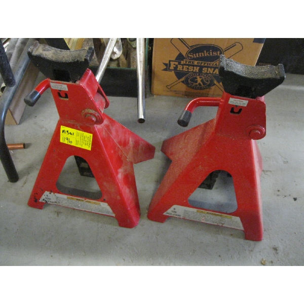 PAIR OF 6 TON AXLE STANDS