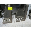 Image 1 : 2 LG. ANGLE PLATES & A BASKET W/MISC. CONTENTS