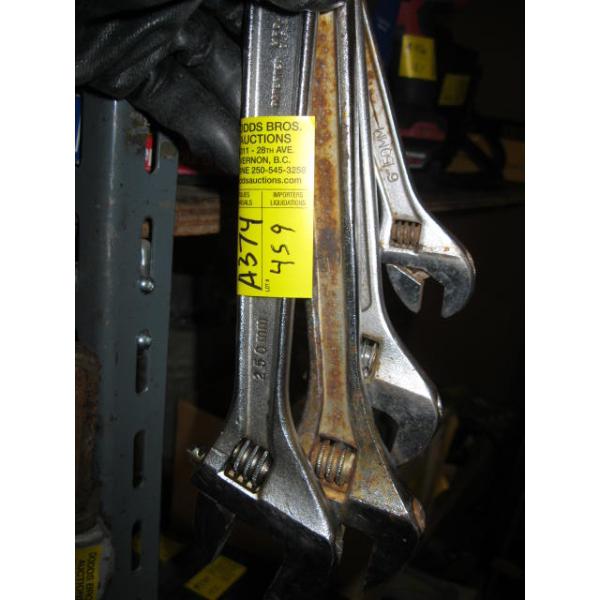 4 CRESCENT WRENCHES