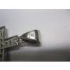 Image 3 : LG. .925 SILVER CROSS & CLEAR STONE PENDANT, 9G