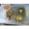 Image 3 : BIN W/MISC. BRASS BELL, WIND CHIME, ETC.