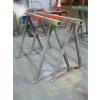 Image 1 : PAIR OF 4' METAL SAWHORSES