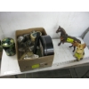 Image 1 : CHALKWARE DOG, COPPER HORSE, TIN, ETC.